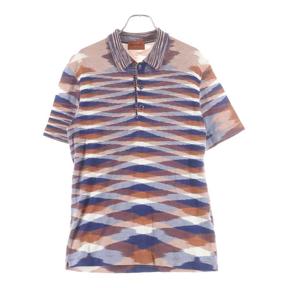 MISSONI(ミッソーニ) 総柄半袖シャツ ブラウン レディース