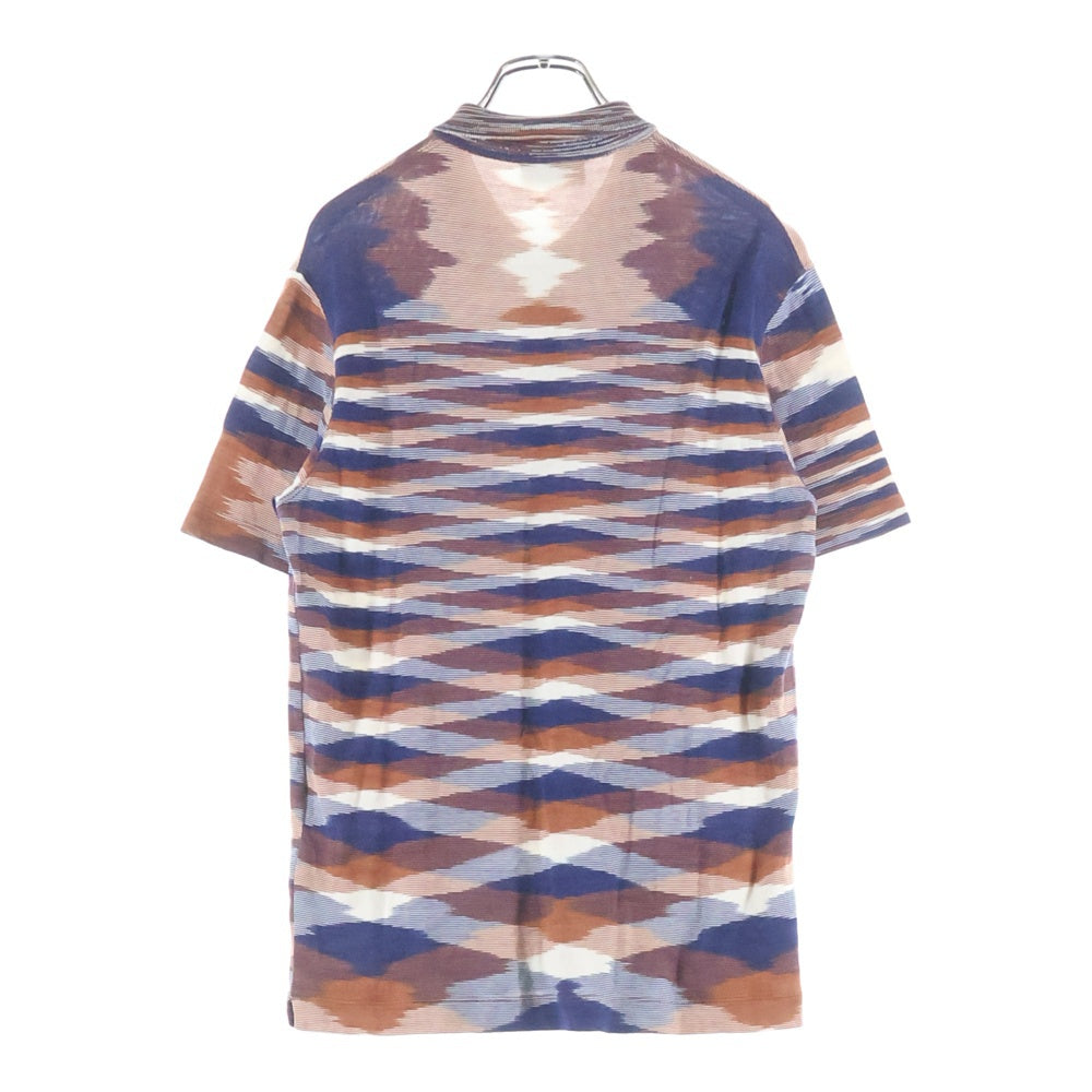 MISSONI(ミッソーニ) 総柄半袖シャツ ブラウン レディース