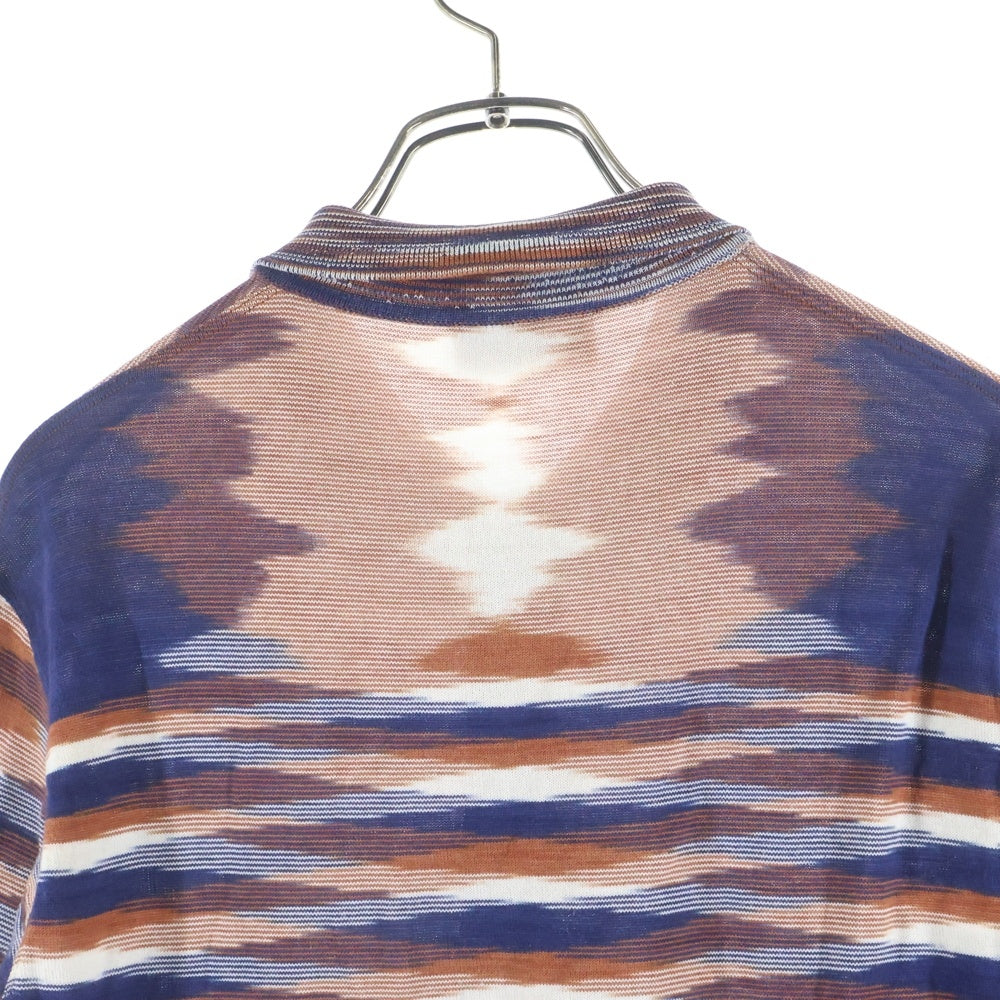 MISSONI(ミッソーニ) 総柄半袖シャツ ブラウン レディース