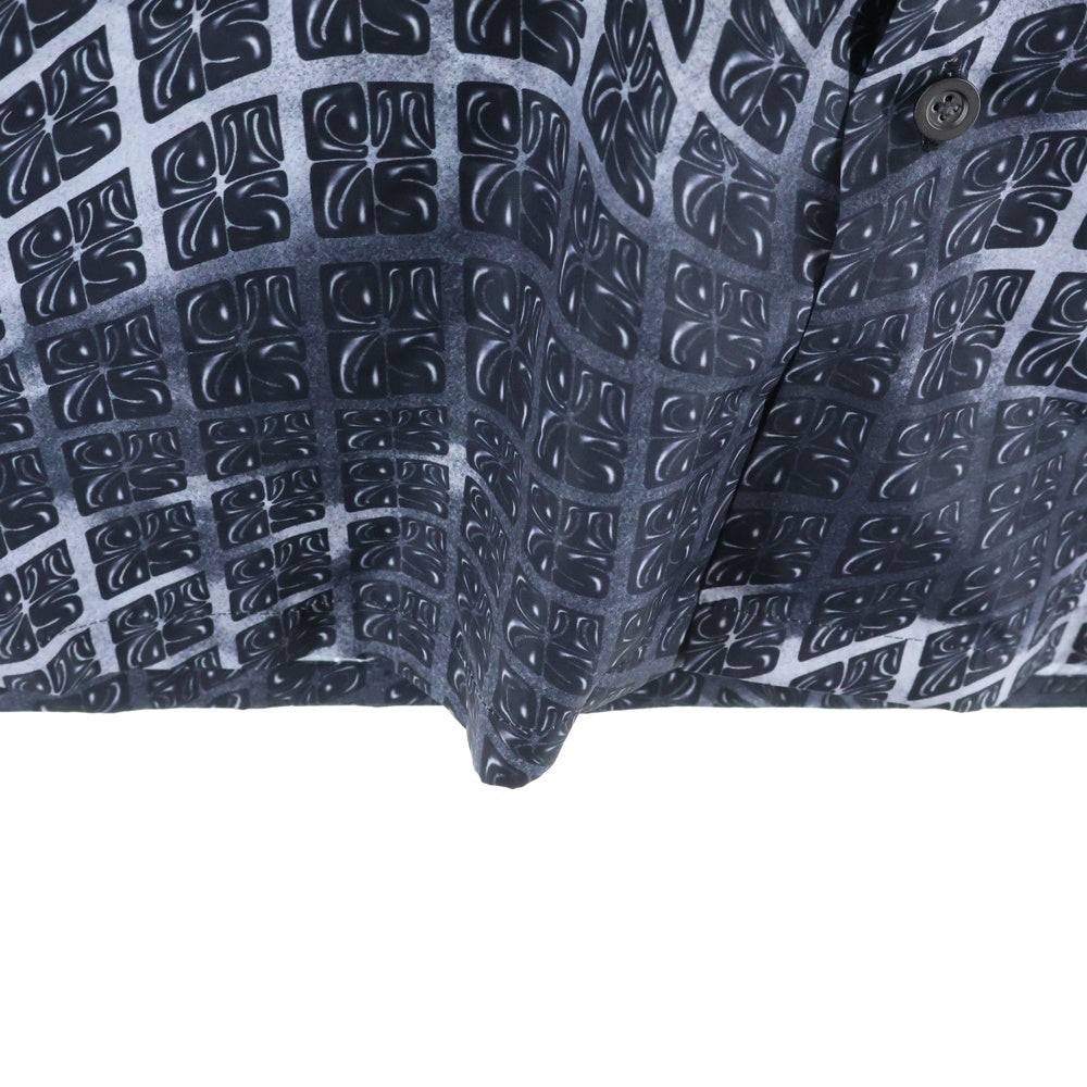 cvtvlist(カタリスト) 総柄 半袖コットンシャツ グレー 2401060201