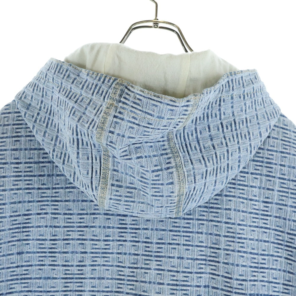 GIVENCHY(ジバンシィ) 23AW 4G DENIM ZIP UP HOODIE デニムジップアップフーディー インディゴ BM011B50P9