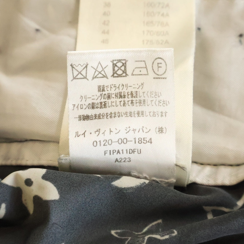 LOUIS VUITTON(ルイヴィトン) 20SS モノグラムステンシルエフェクトジョギングパンツ ナイロンパンツ ブラック/ホワイト RW201W DFU FIPA11