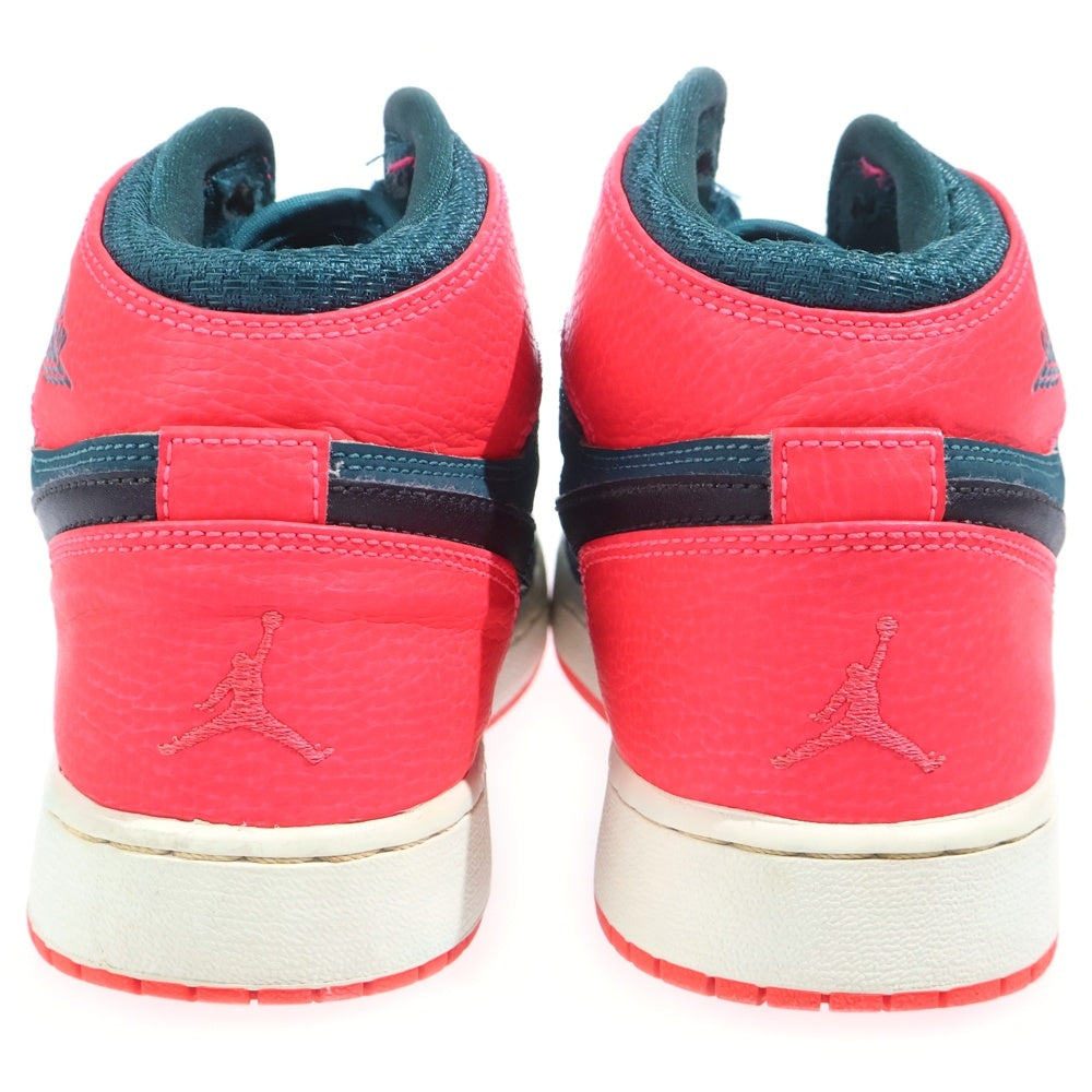 NIKE(ナイキ) AIR JORDAN1 RETRO HIGH RUSSELL WESTBROOK 705300-312 エアジョーダン1 レトロ ラッセルウェストブルック ハイカットスニーカー オレンジ/グリーン レディース