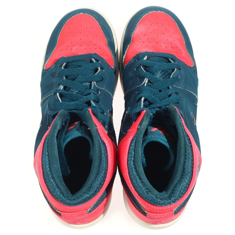 NIKE(ナイキ) AIR JORDAN1 RETRO HIGH RUSSELL WESTBROOK 705300-312 エアジョーダン1 レトロ ラッセルウェストブルック ハイカットスニーカー オレンジ/グリーン レディース