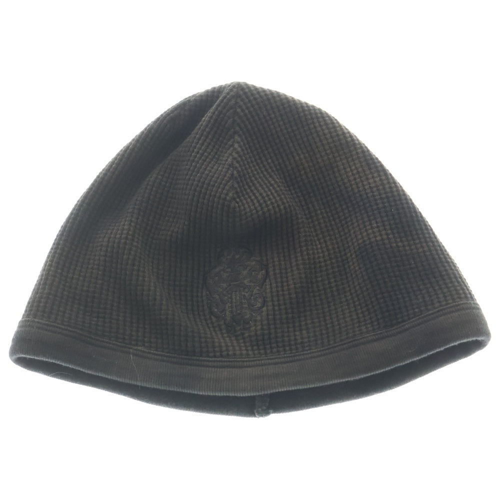 CHROME HEARTS(クロムハーツ) OLD オールド VINE DAGGER THERMAL BEANIE バインダガーデザイン サーマル ビーニー ニット帽 ブラック