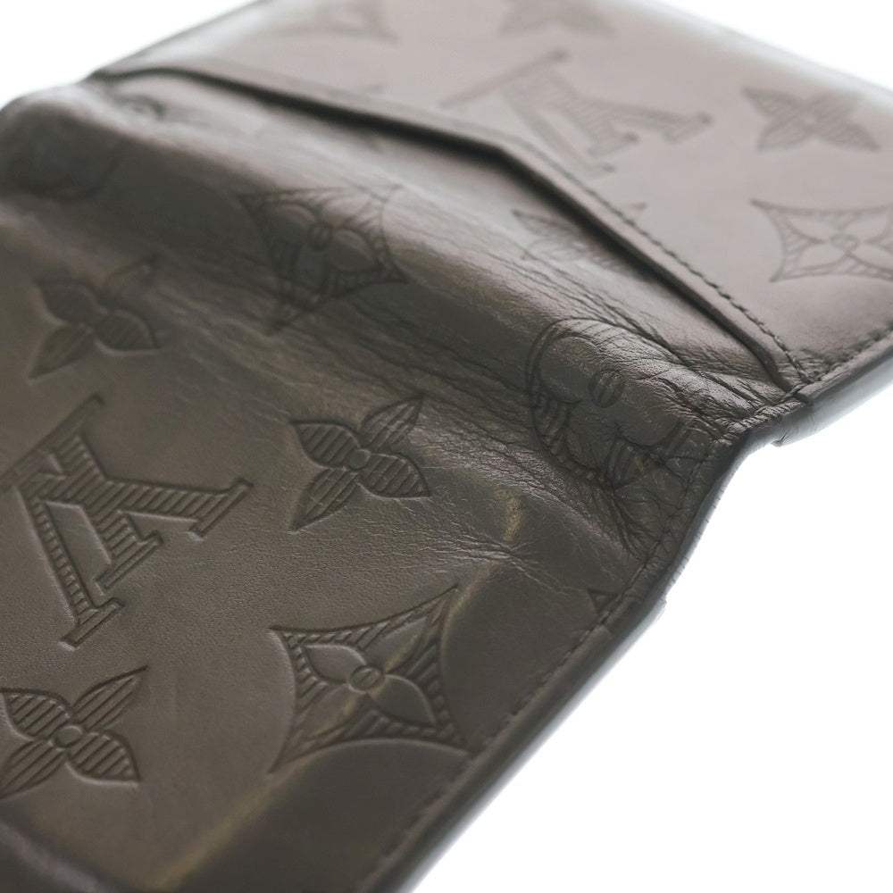 LOUIS VUITTON(ルイヴィトン) モノグラム・シャドウレザー カードケース 財布 グレー M81382