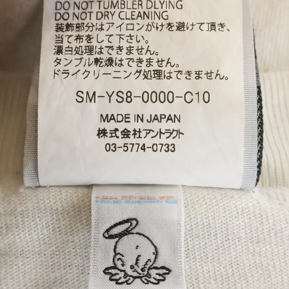 SAINT MICHAEL(セントマイケル) 24SS × BORN X RAISED BR LS TEE LA WHITE SM-YS8-0000-C10 ボーンアンドレイズド マルチデザイン長袖Tシャツ カットソー ホワイト