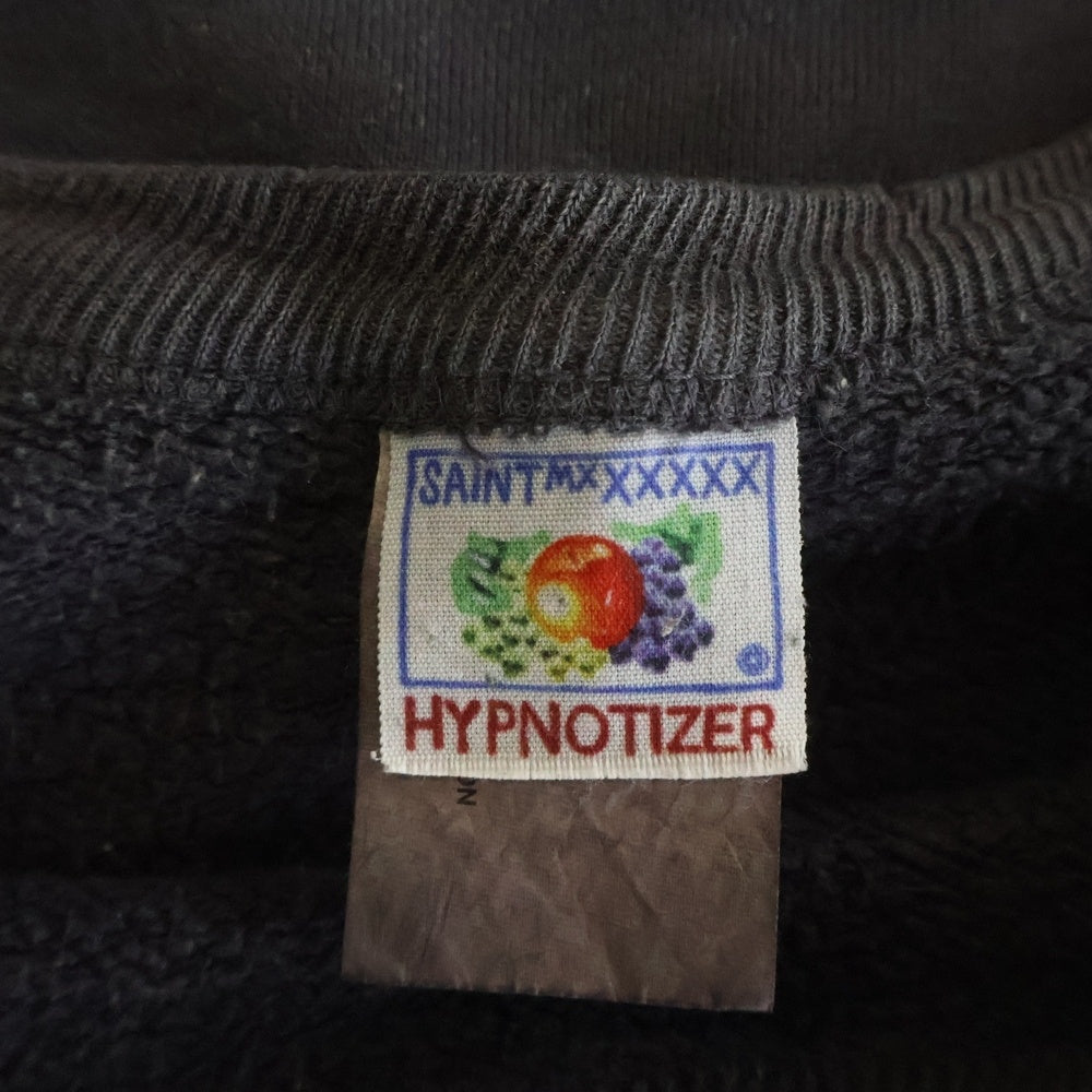 SAINT MICHAEL(セントマイケル) 24AW BONE SAINT CREW SWT ボーンプリント クルーネックスウェットトレーナー グレー SM-YS1-0000-031