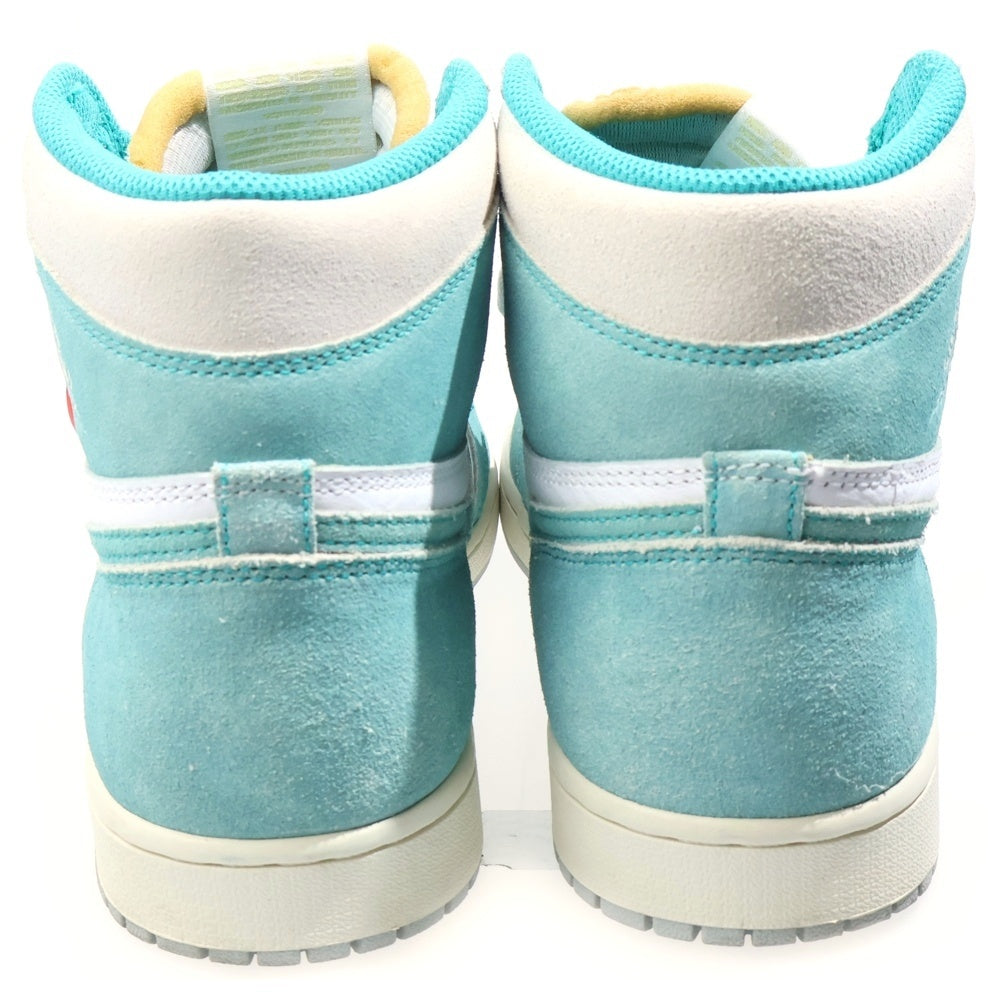 NIKE(ナイキ) AIR JORDAN1 RETRO HIGH OG エアジョーダン1 ターボグリーン ハイカットスニーカー ホワイト/グリーン US10/28cm 555088-311