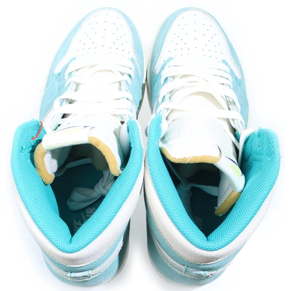 NIKE(ナイキ) AIR JORDAN1 RETRO HIGH OG エアジョーダン1 ターボグリーン ハイカットスニーカー ホワイト/グリーン US10/28cm 555088-311