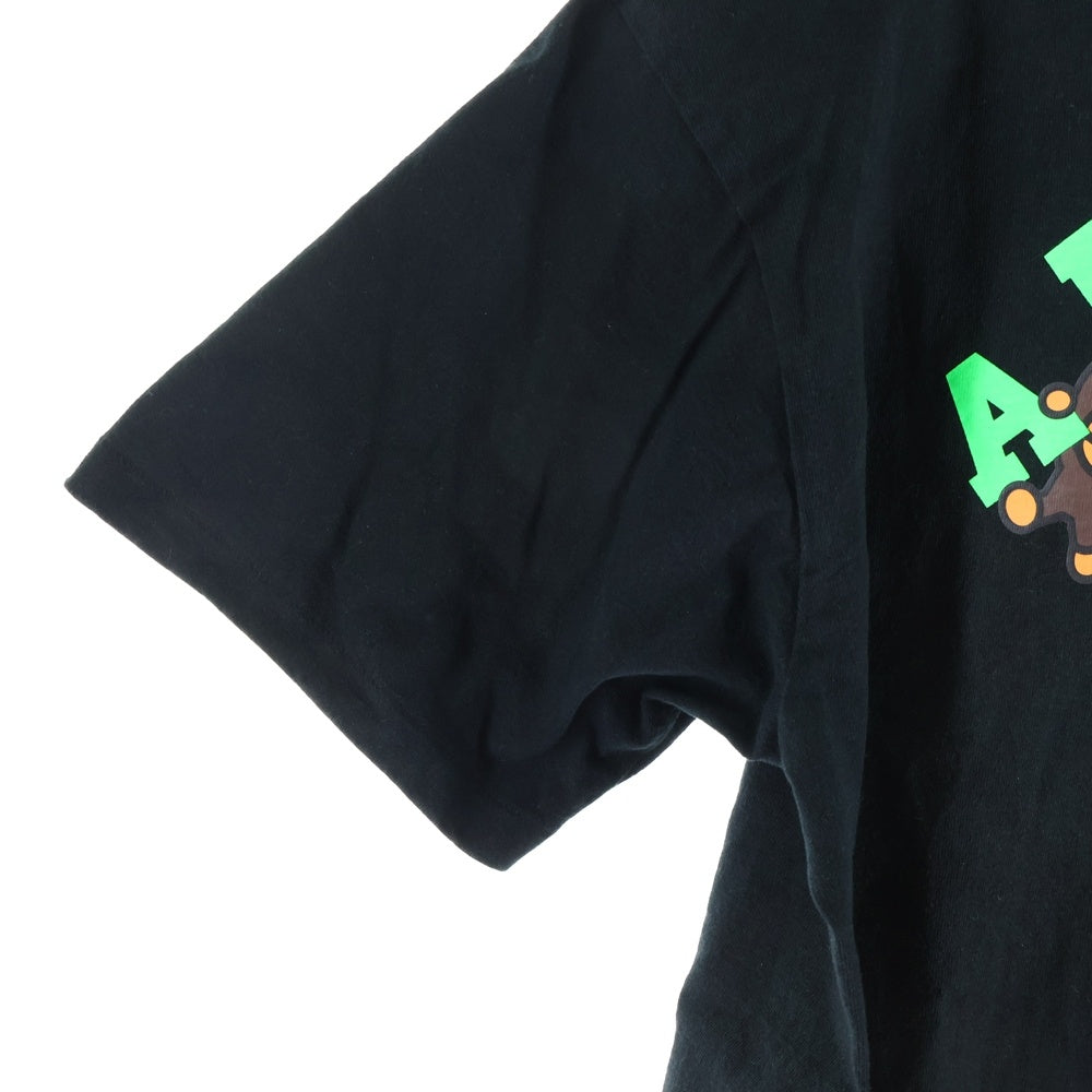 A BATHING APE(アベイシングエイプ) フロントプリント半袖カットソー 半袖Tシャツ 002TEF801009X ブラック