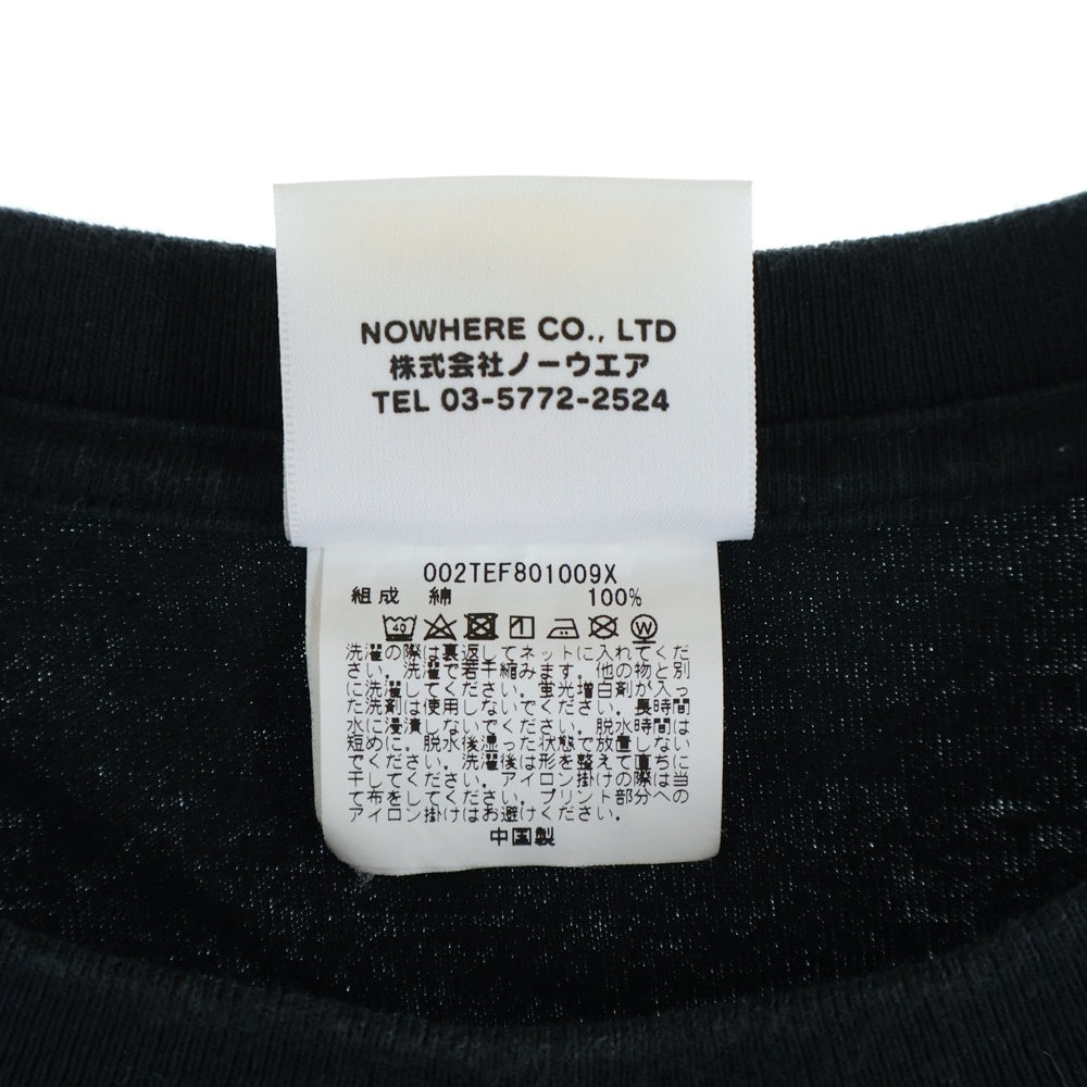 A BATHING APE(アベイシングエイプ) フロントプリント半袖カットソー 半袖Tシャツ 002TEF801009X ブラック