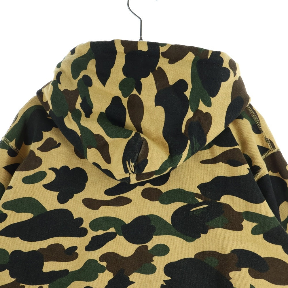 A BATHING APE(アベイシングエイプ) 1st Camo Bape Print Hoodie ベイププリントフーディー プルオーバーパーカー 001PPE701025X カーキ