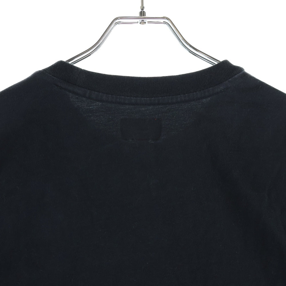 SUPREME(シュプリーム) 18SS Knit Panel Stripe L/S ニットパネル ストライプ長袖カットソー ブラック