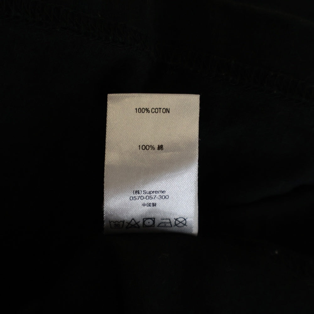 SUPREME(シュプリーム) 18SS Knit Panel Stripe L/S ニットパネル ストライプ長袖カットソー ブラック