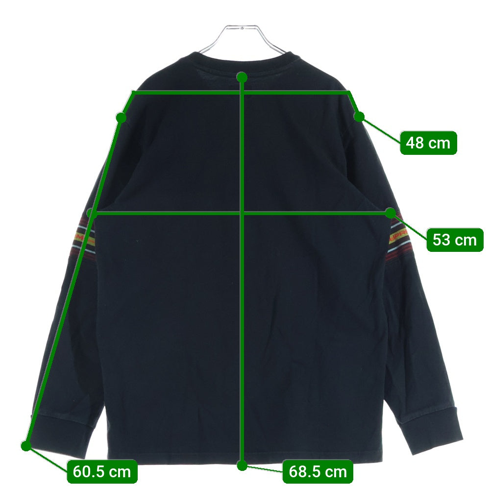 SUPREME(シュプリーム) 18SS Knit Panel Stripe L/S ニットパネル