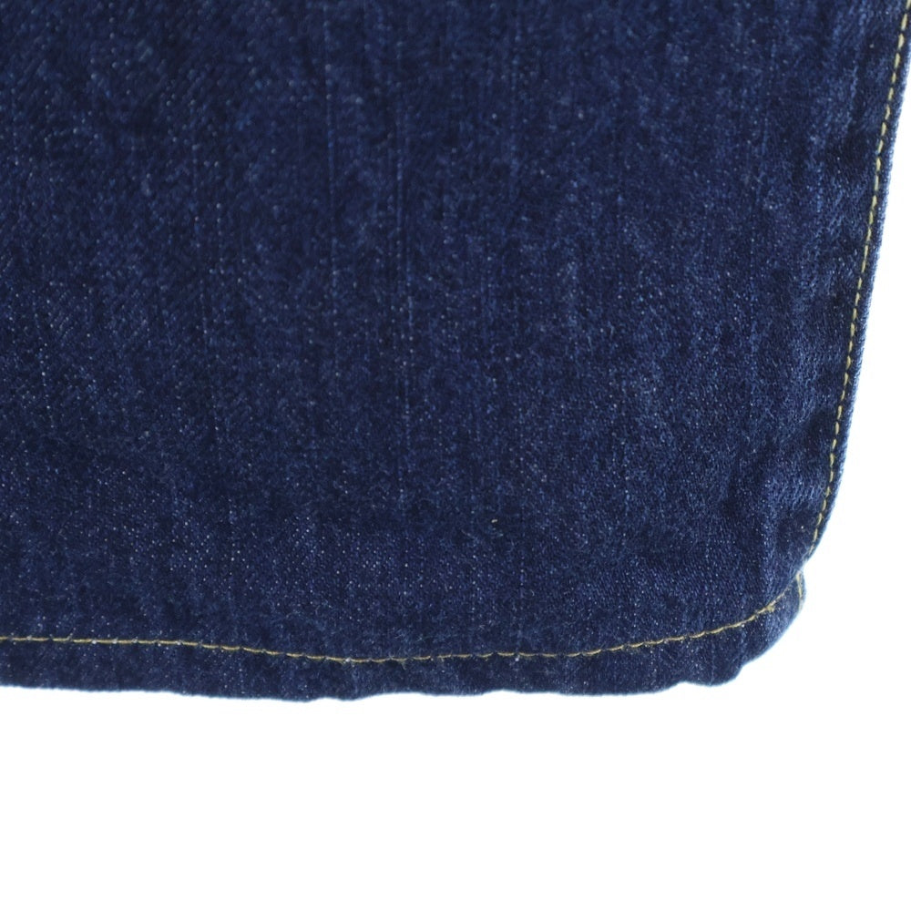 A BATHING APE(アベイシングエイプ) バッグアーチロゴ入りデニムパンツ ストレートパンツ インディゴ