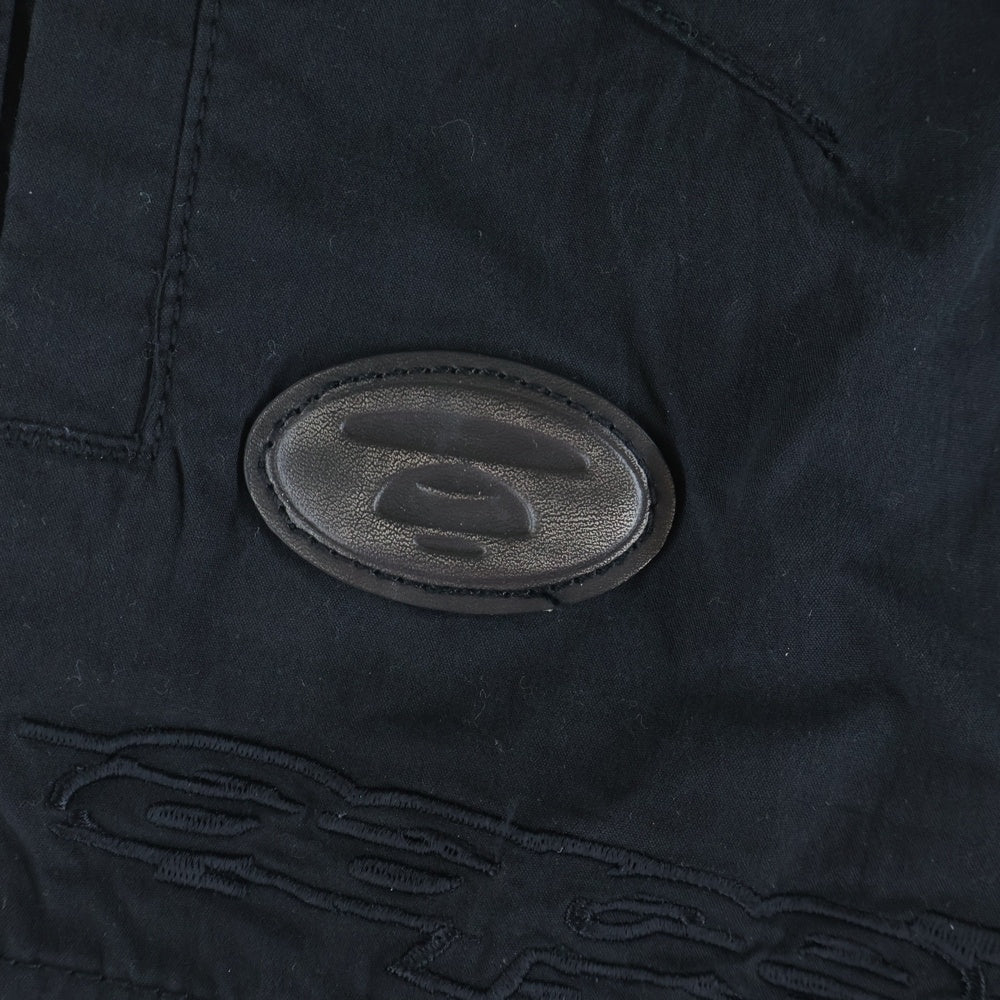 AAPE BY A BATHING APE(エーエイプバイアベイシングエイプ) フロントワッペン付きカーゴパンツ AAPPTMB633XXN ブラック