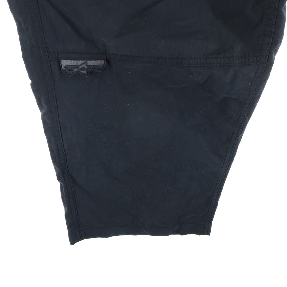 AAPE BY A BATHING APE(エーエイプバイアベイシングエイプ) フロントワッペン付きカーゴパンツ AAPPTMB633XXN ブラック