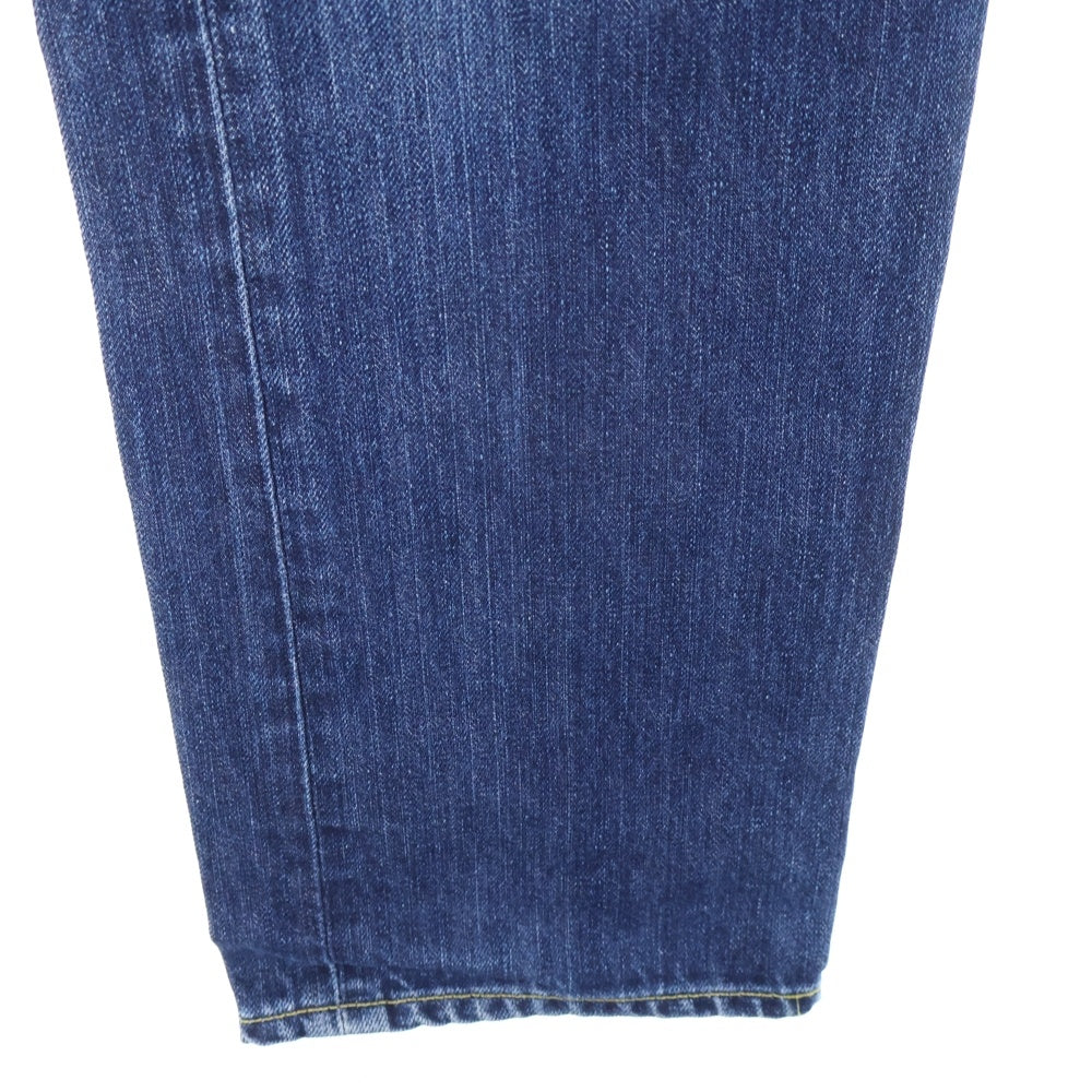 A BATHING APE(アベイシングエイプ) バッグポケット刺繍入りデニムパンツ スキニーパンツ インディゴ