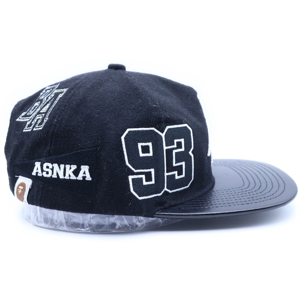 A BATHING APE(アベイシングエイプ) Bape Cap ベイプキャップ 帽子 001CPC201009X ブラック