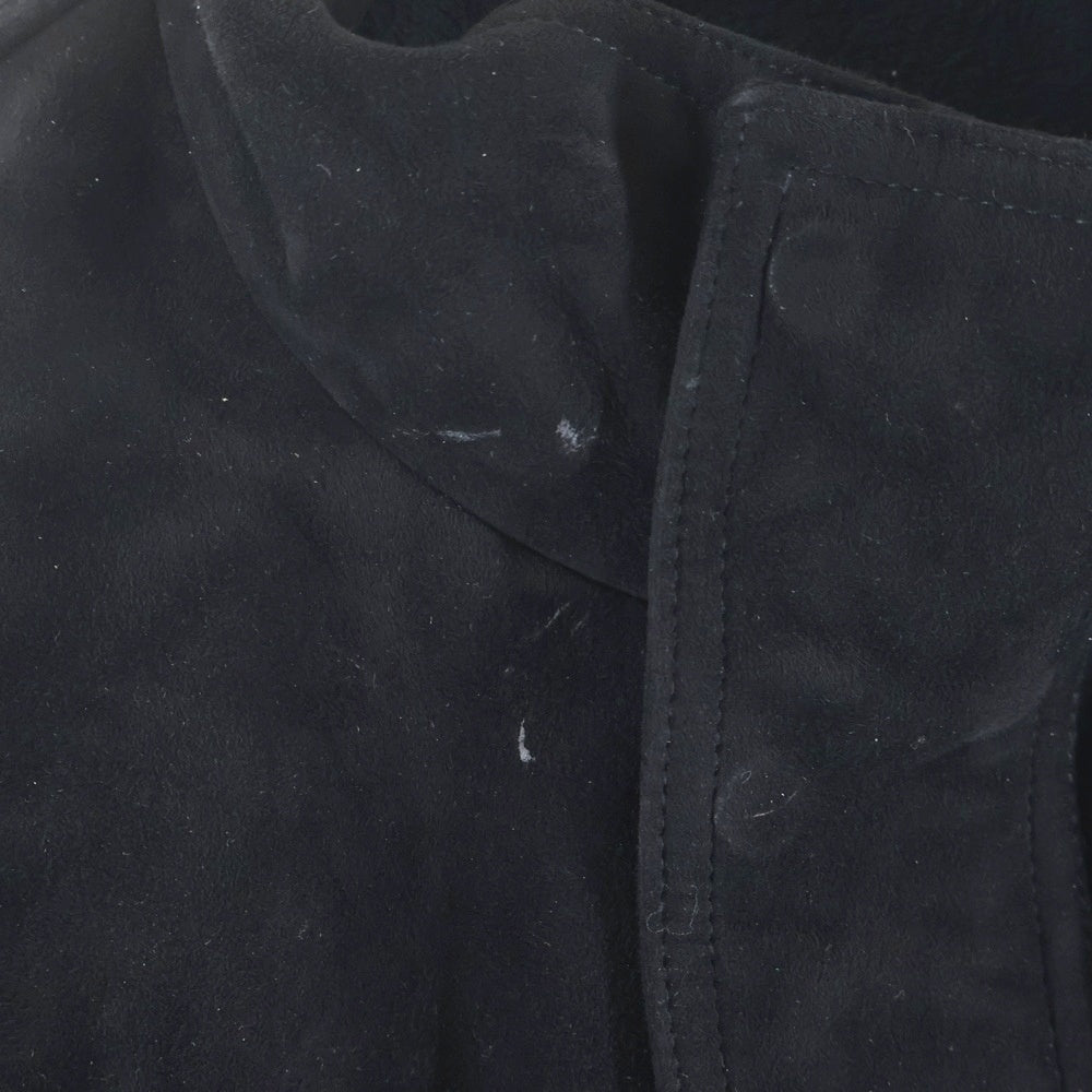 BALENCIAGA(バレンシアガ) 25AW スエードレザー ジップアップジャケット ブラック 850014 TTS08