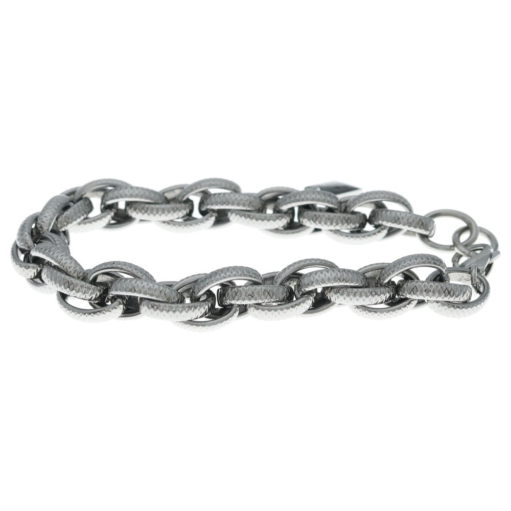 DIESEL(ディーゼル) チェーンブレスレット シルバー DX1514040 レディース