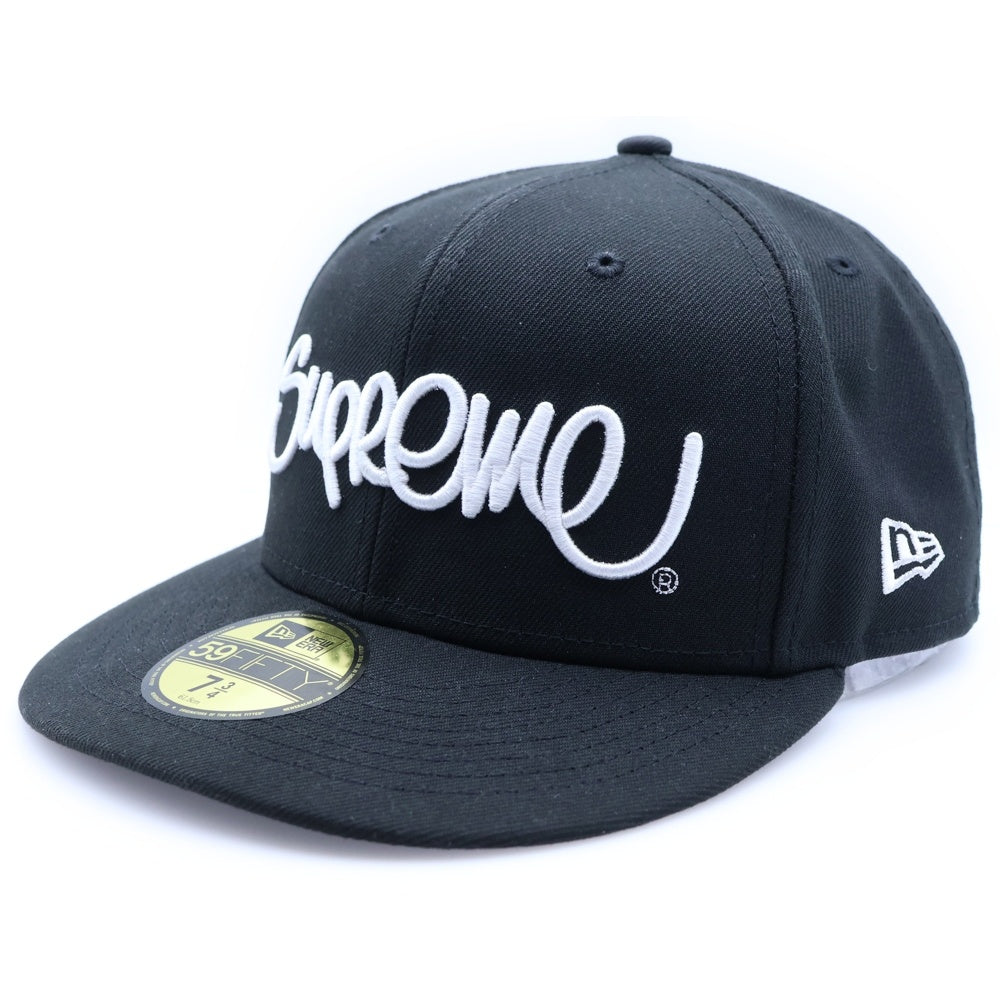 SUPREME(シュプリーム) 22SS Handstyle New Era ニューエラ ハンドスタイルロゴ キャップ ブラック
