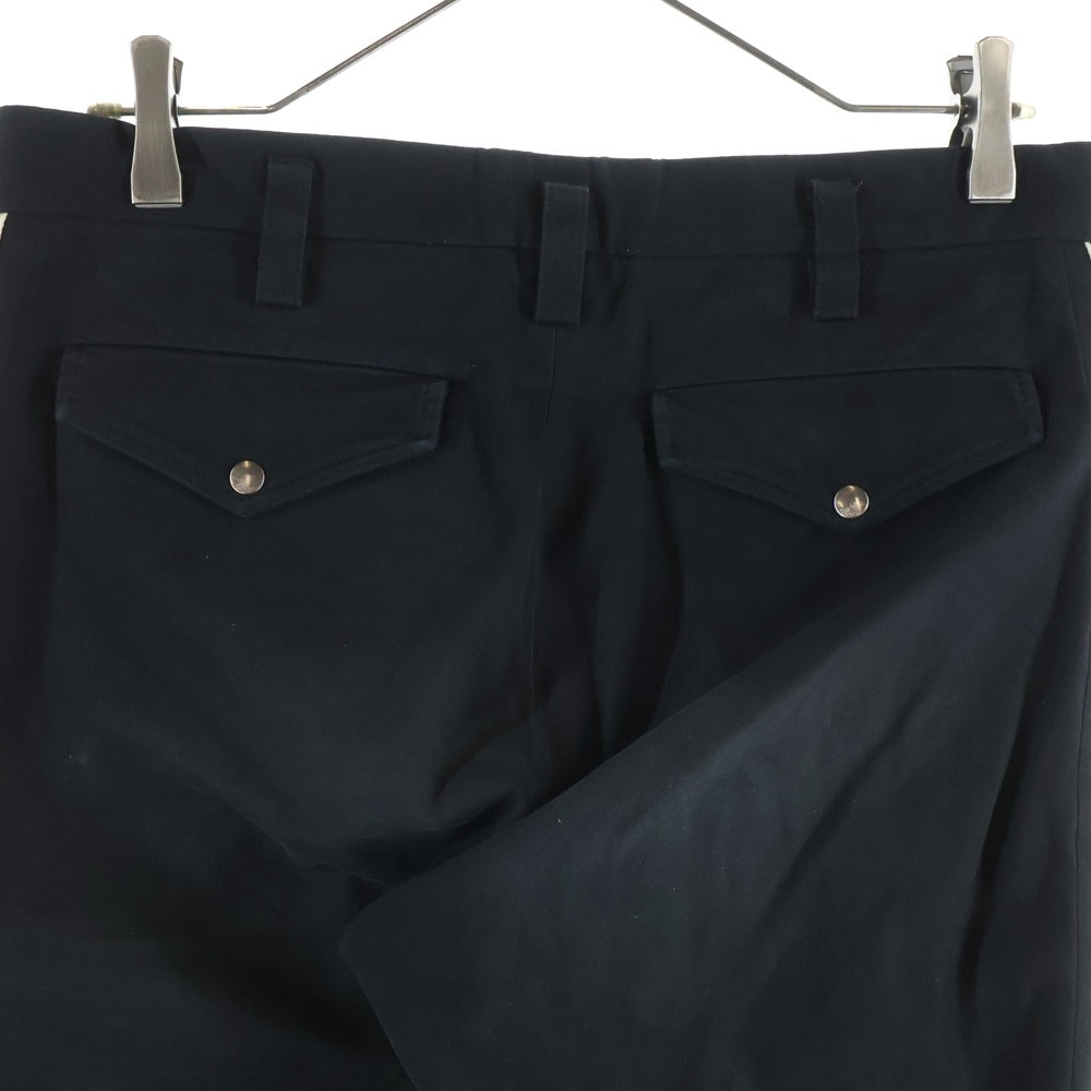 GUCCI(グッチ) 18SS Sideline Stretch Pants サイドラインストレッチパンツ 495695 Z7576 ブラック