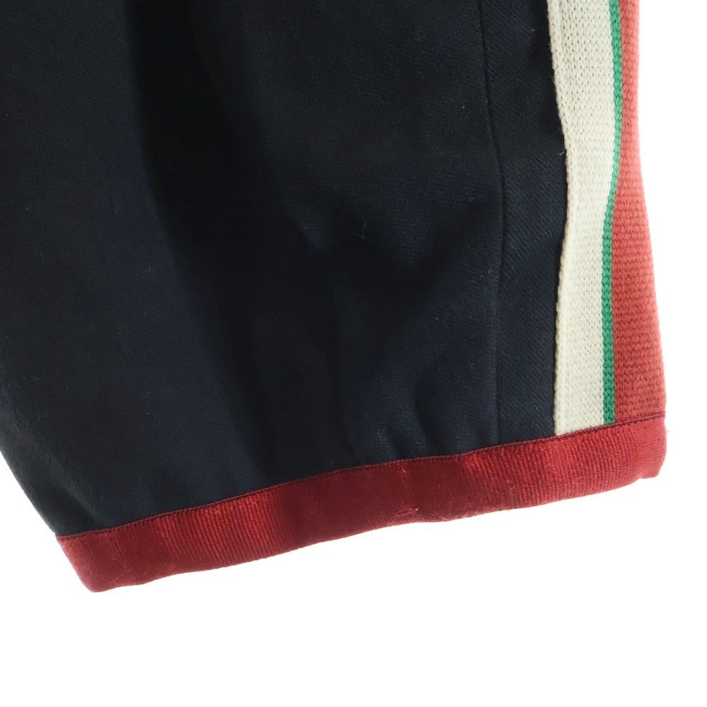GUCCI(グッチ) 18SS Sideline Stretch Pants サイドラインストレッチパンツ 495695 Z7576 ブラック