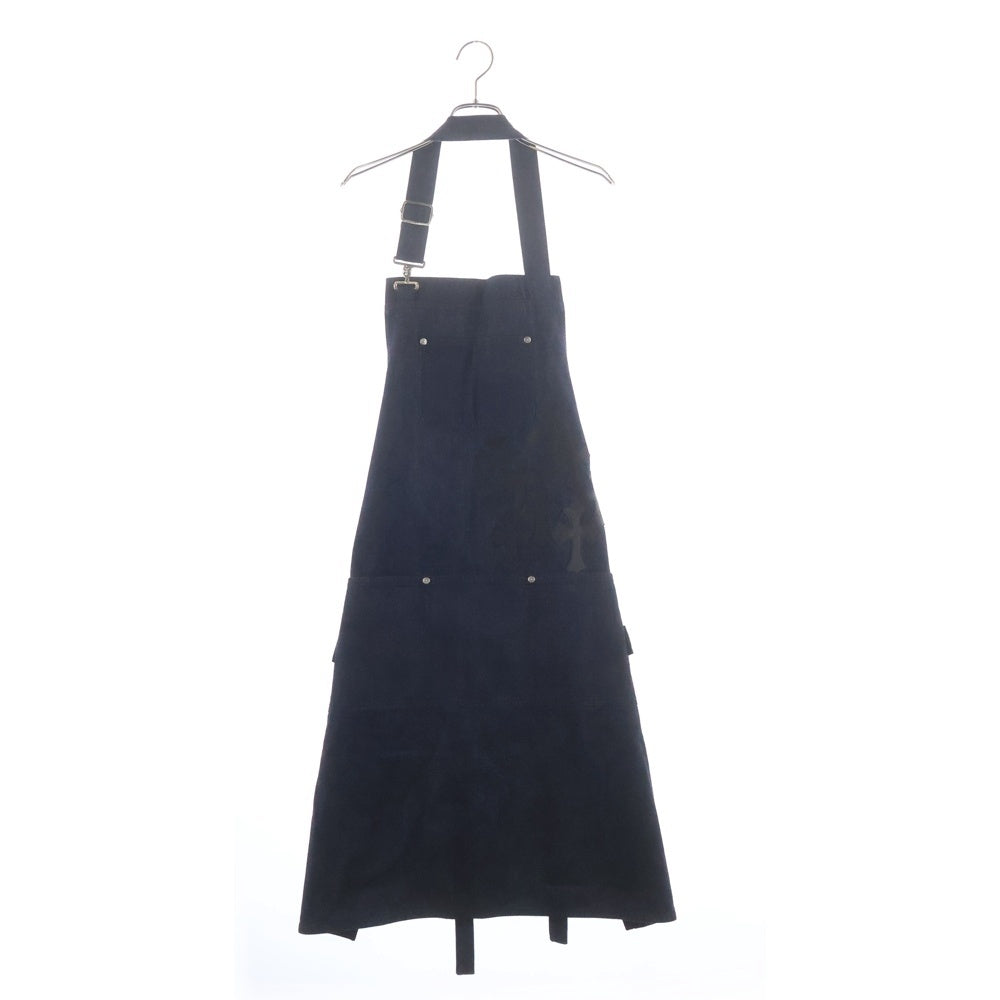 CHROME HEARTS(クロムハーツ) KITCHEN CONFI DENTAIAL クロスパッチ付き デニムエプロン インディゴ