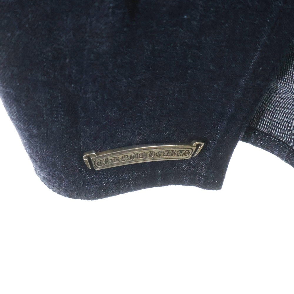 CHROME HEARTS(クロムハーツ) KITCHEN CONFI DENTAIAL クロスパッチ付き デニムエプロン インディゴ