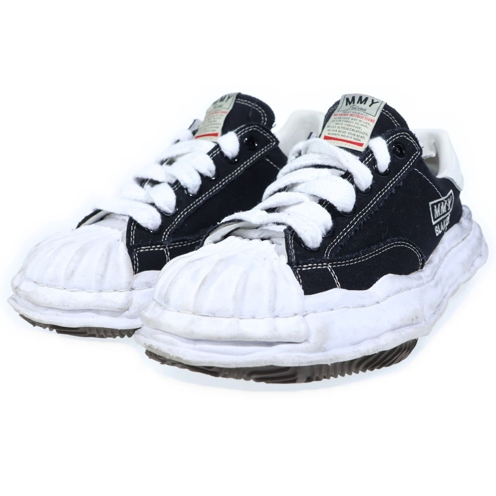 MAISON MIHARAYASUHIRO(メゾンミハラヤスヒロ) BLAKEY OG Sole Canvas Low-top Sneaker キャンバス ローカットスニーカー ブラック A08FW735