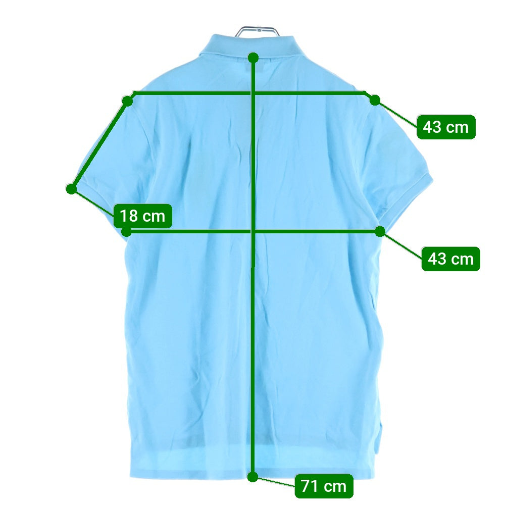 POLO RALPH LAUREN(ポロラルフローレン) ポニーロゴ刺繍半袖シャツ ブルー