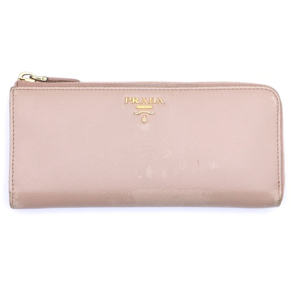 PRADA(プラダ) L字ファスナー長財布 1M1183 ベージュ レディース