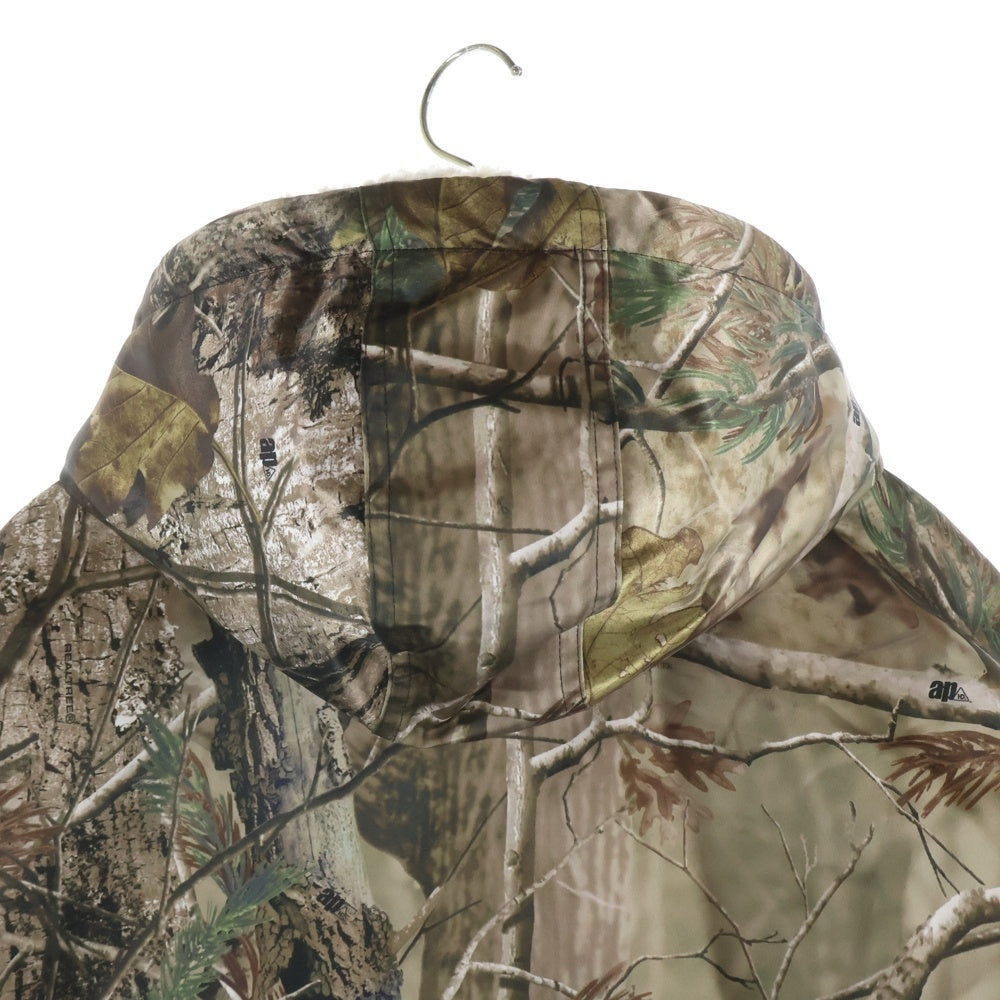 SUPREME(シュプリーム) 25AW ×Mitchell & Ness Lined Hooded Satin Varsity Jacket ×ミッチェルアンドネス ラインドフーデッドサテンバーシティージャケット ブラウン