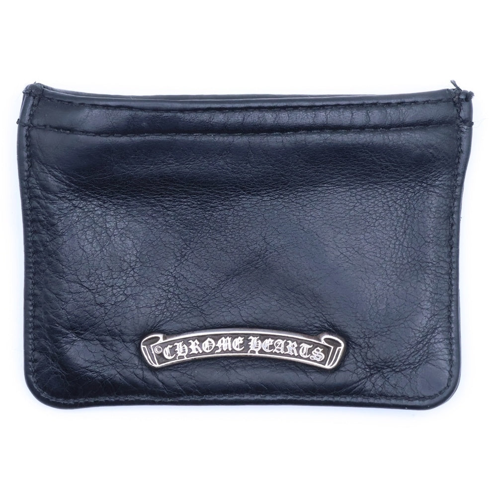 CHROME HEARTS(クロムハーツ) ZPR CHNG PURSE2 チェンジパース #2ダガージップコインケース レザー ブラック