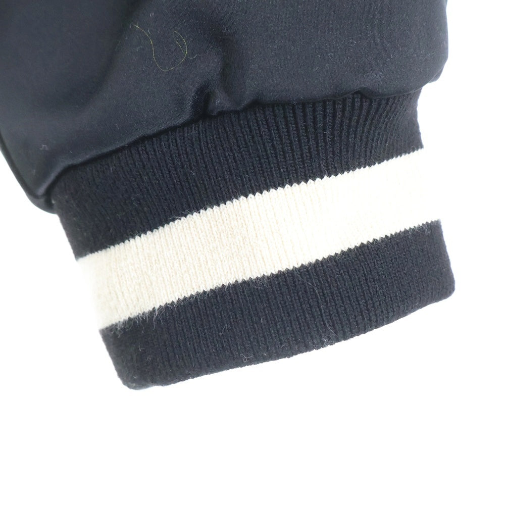 FEAR OF GOD(フィアオブゴッド) FIFTH COLLECTION フィフスコレクション サテンベースボールジャケット ロゴパッチ ブラック 5C17N