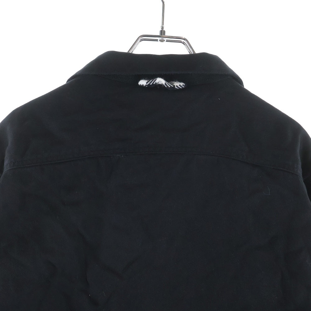 YSTRDY'S TMRRW(イエスタディズ トゥモロウ) TWILL&FLEECE LOITERING SHIRT 長袖シャツ YT-S0507 ブラック