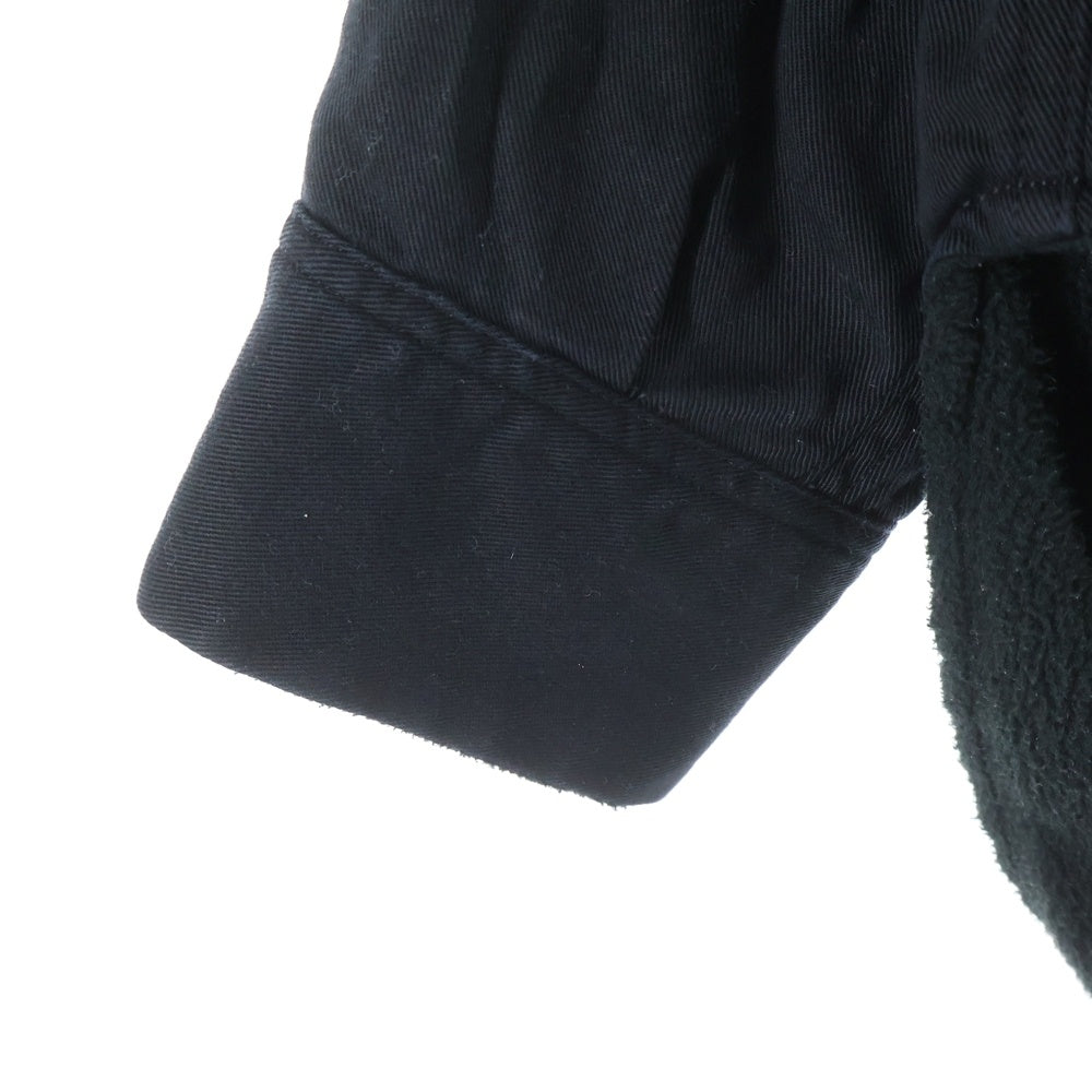 YSTRDY'S TMRRW(イエスタディズ トゥモロウ) TWILL&FLEECE LOITERING SHIRT 長袖シャツ YT-S0507 ブラック