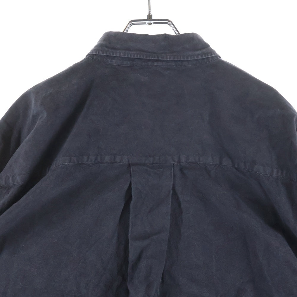 doublet(ダブレット) OVERSIZED CUT OFF SHIRT オーバーサイズ カットオフシャツ ブラック 23SS33SH122