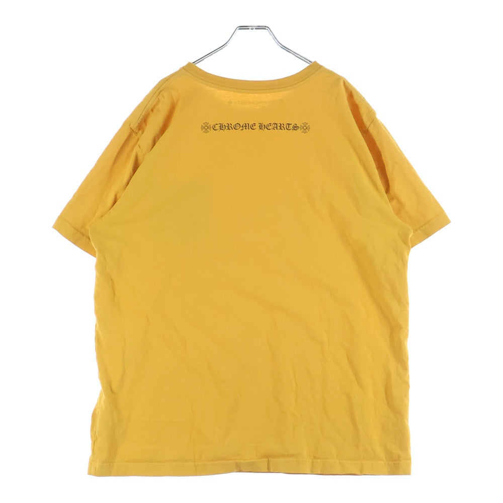 CHROME HEARTS(クロムハーツ) Vertical Logo Tee ヴァーティカルロゴ 半袖 Tシャツ イエロー