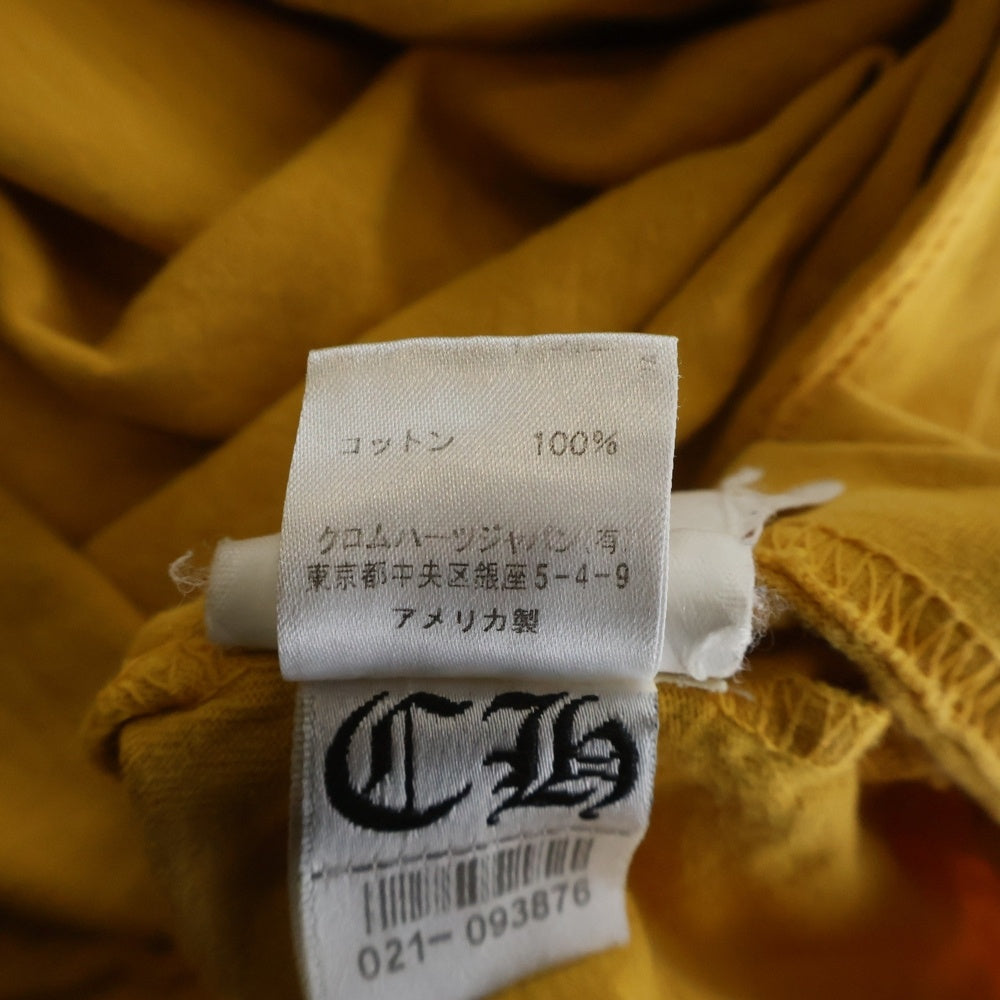 CHROME HEARTS(クロムハーツ) Vertical Logo Tee ヴァーティカルロゴ 半袖 Tシャツ イエロー