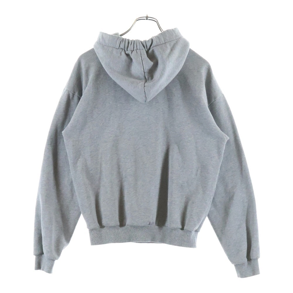 CELINE(セリーヌ) 21AW Loose Sweatshirt In Cotton Fleece ドローコード フーディー スウェット プルオーバーパーカー グレー 2Y468670Q