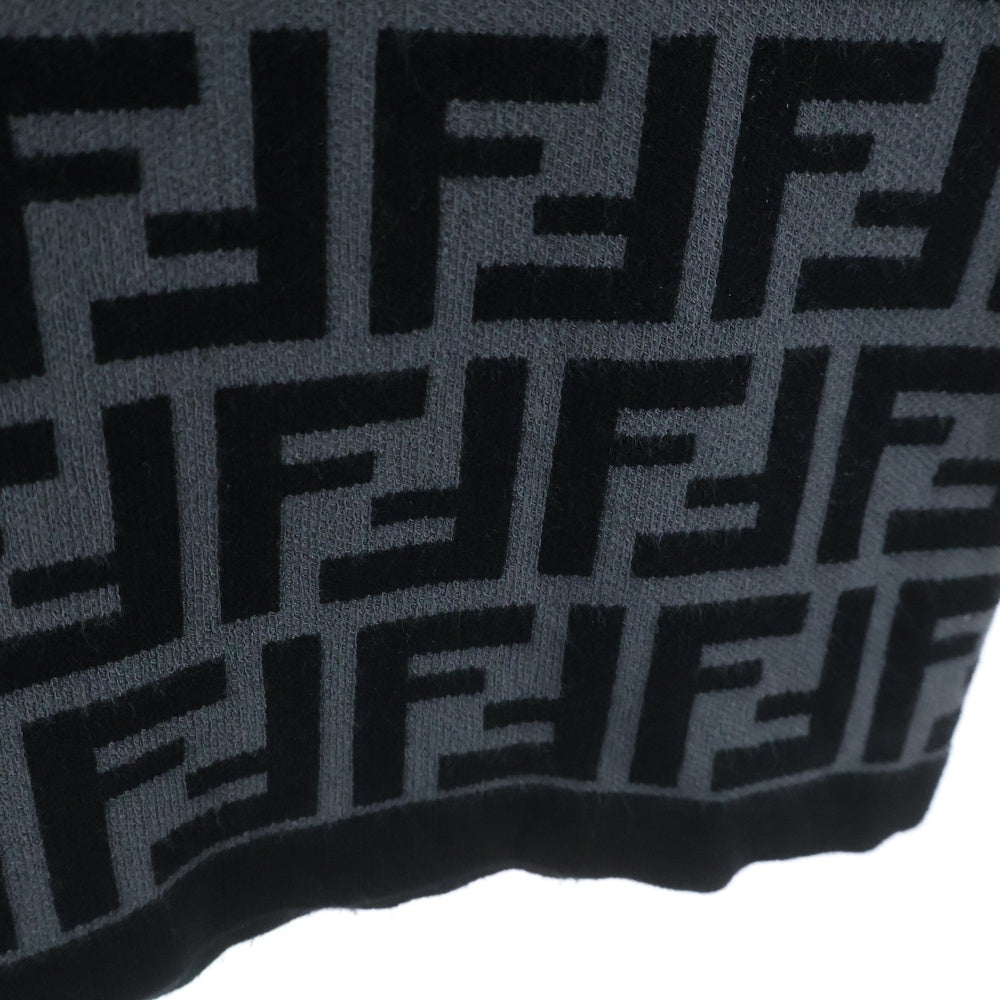 FENDI(フェンディ) ズッカ柄 FFロゴ 半袖ワンピース グレー FZD753 A5QG レディース
