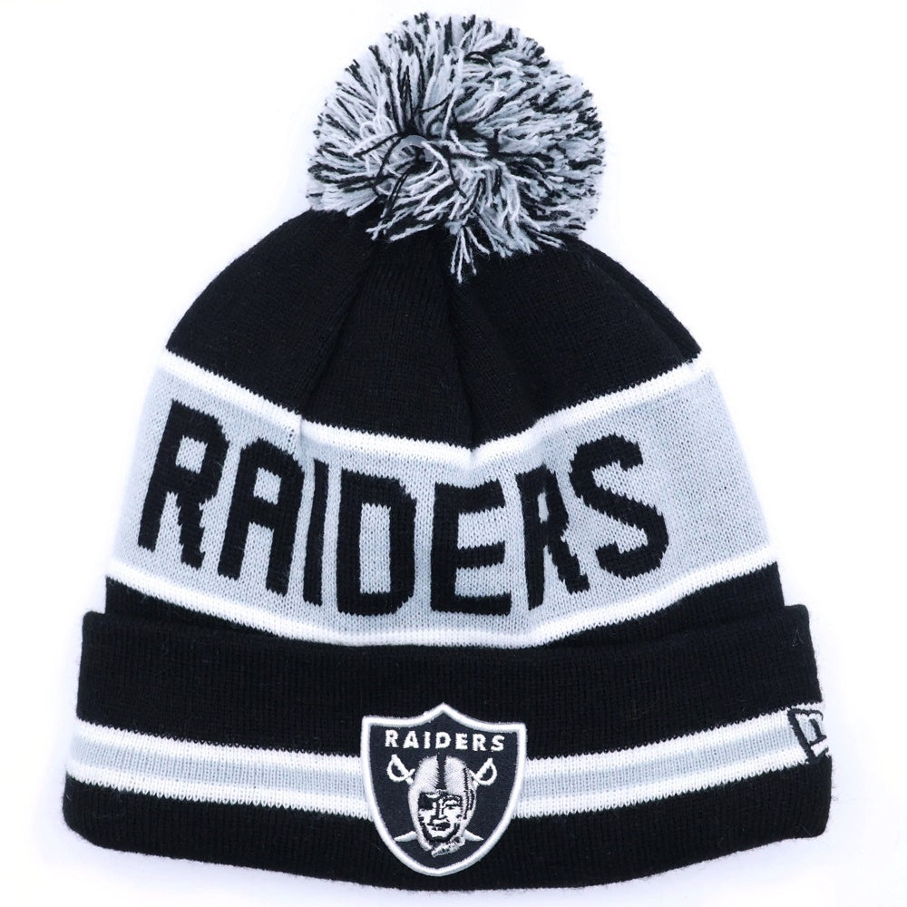 NEW ERA(ニューエラ) LAS VEGAS RAIDERS レイダース ボンボンビーニー 帽子 ブラック