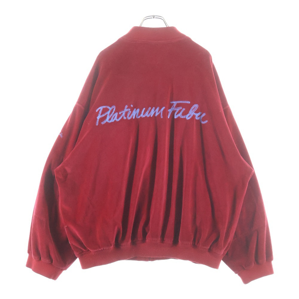 FUBU(フブ) ×forever 21 VELOUR JACKET ベロアジャケット レッド