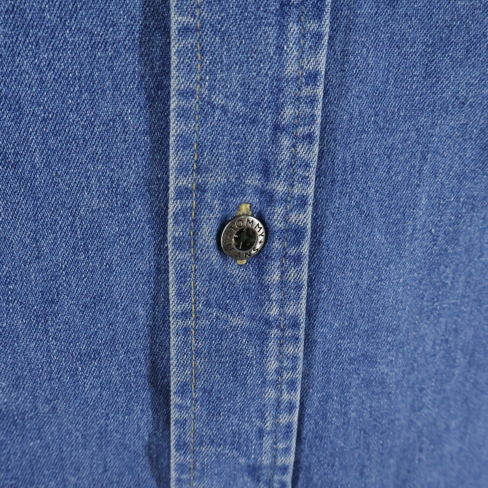 TOMMY JEANS(トミージーンズ) 長袖デニムシャツ インディゴ