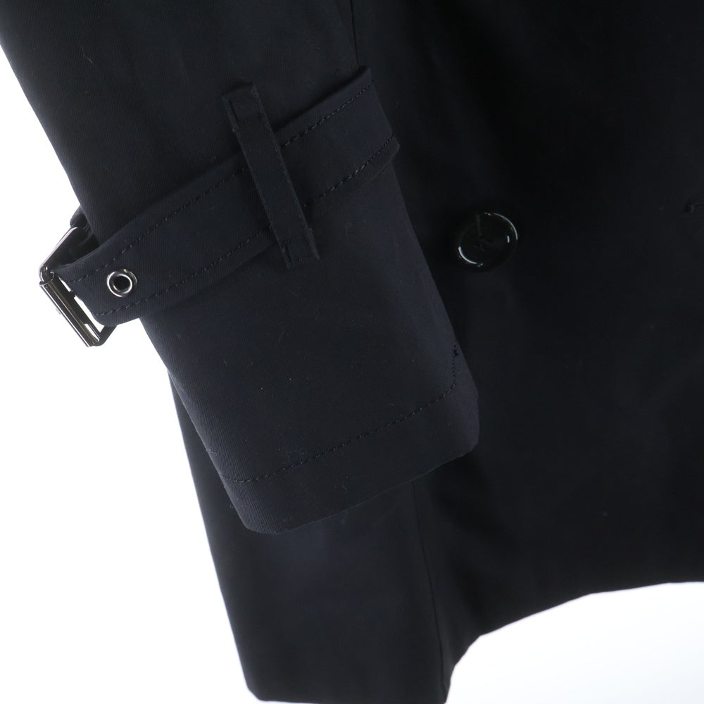 BURBERRY BLUE LABEL(バーバリーブルーレーベル) トレンチコート 裏地チェック ライナーベスト取り外し可能 ブラック FRF08-545-09