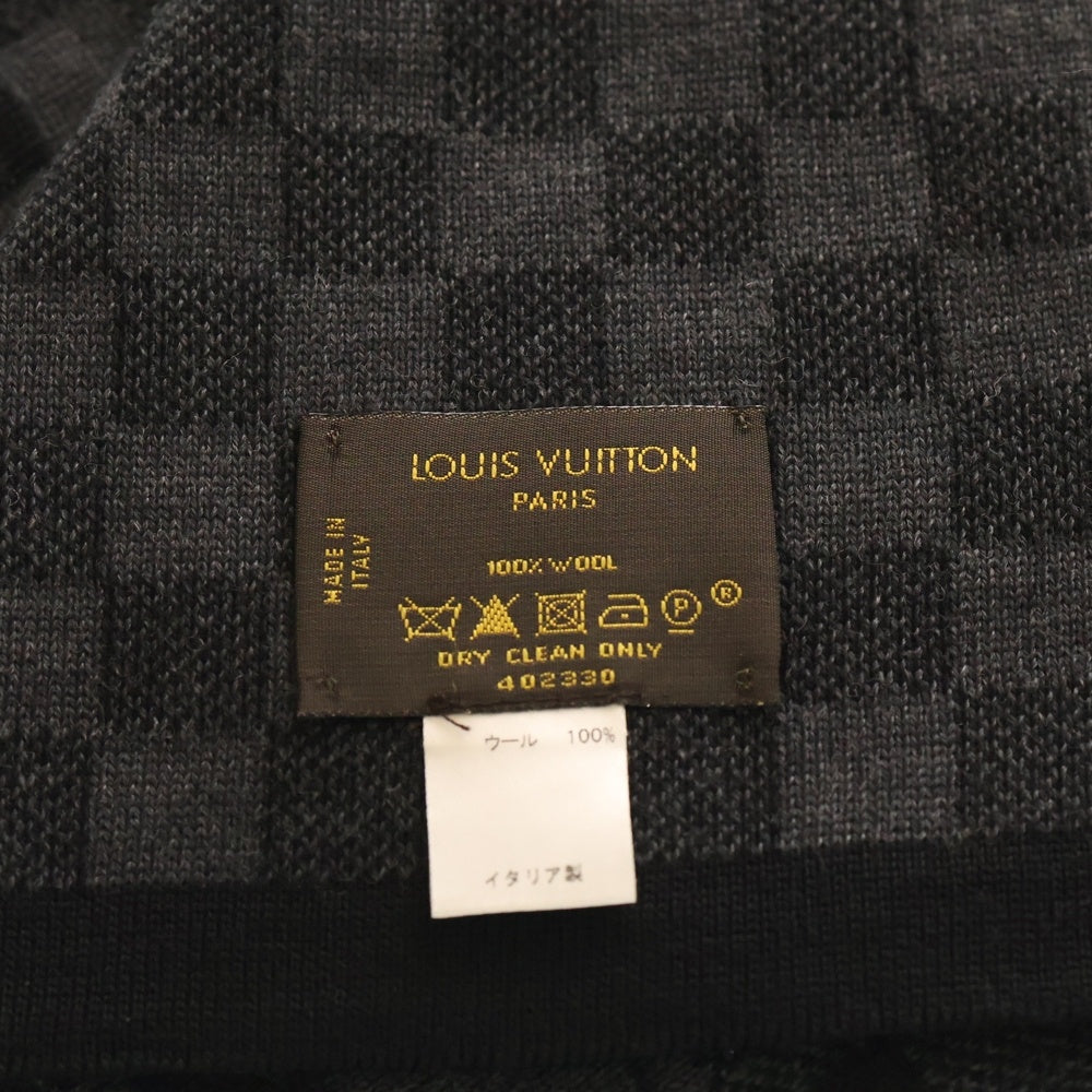 LOUIS VUITTON(ルイヴィトン) エシャルプ プティ ダミエ マフラー ブラック M70028